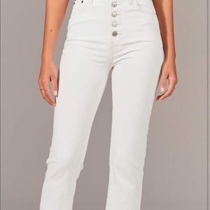 Abercrombie and Fitch ultra high rise straight